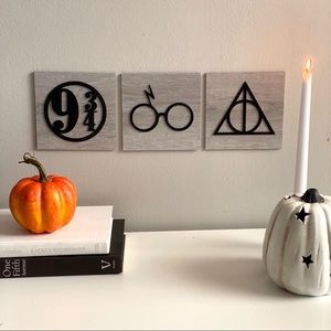 Harry Potter 3 Set Signs